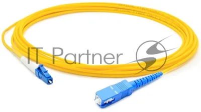 Патч-корд Lanmaster LAN-LC-SC/SU-1.0 1x9/125 OS1/OS2 LC-SC 1м LSZH