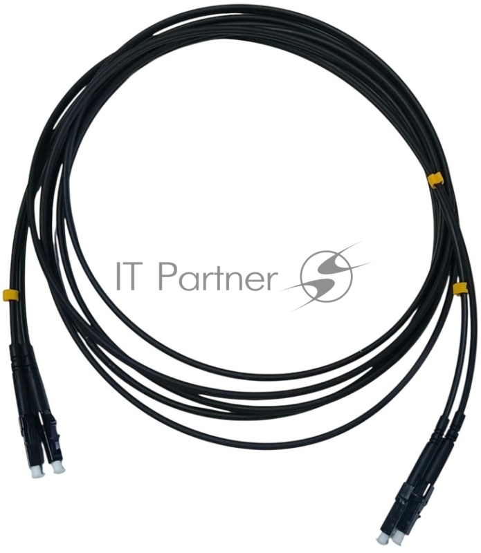 Патч-корд Cabeus FOP-50-LC-LC-2M-BK 2x50/125 OM3 LC дуплекс-LC дуплекс 2м LSZH черный