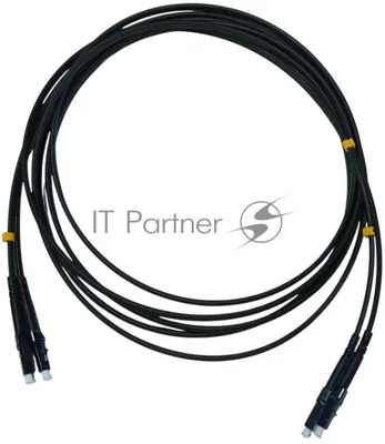 Патч-корд Cabeus FOP-50-LC-LC-2M-BK 2x50/125 OM3 LC дуплекс-LC дуплекс 2м LSZH черный