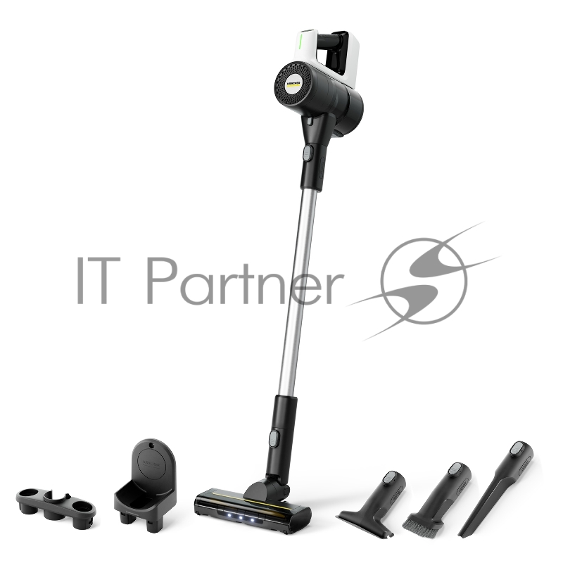Пылесос вертикальный Karcher VCS 3 Nano Complete белый/черный, питание от аккумулятора, 300 Вт, уборка сухая, пылесборник 0.6 л