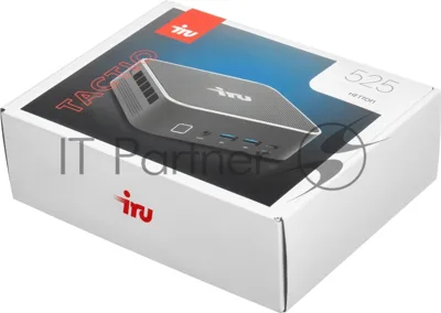 Неттоп IRU Tactio 525 Ryzen 3 3300U (2.1) 8Gb SSD256Gb Vega 6 без ОС GbitEth WiFi BT 120W черный (RUS) (2192649)