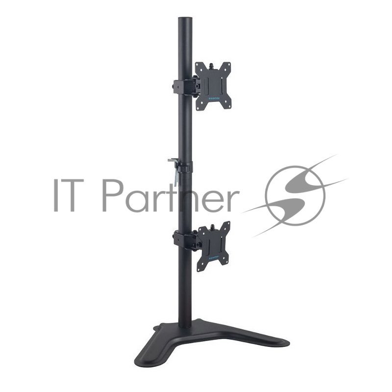 Кронштейн для мониторов ЖК Kromax OFFICE-30 темно-серый 15"-34" макс.10кг настольный поворот и наклон