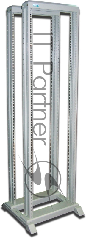 Стойка двухрамная Lanmaster TWT-RACK2-38U-6X6 38U 600ммX600мм 350кг серый