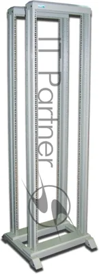 Стойка двухрамная Lanmaster TWT-RACK2-38U-6X6 38U 600ммX600мм 350кг серый