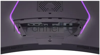 Монитор 52" LG UltraGear evo 52G930B-B VA 5120x2160, 240 Гц, 1 мс, 21:9, DisplayHDR 600, 400 кд/м², изогнутый (1000R), HDMI 2.1 (x2), DisplayPort 2.1, USB-C (90 Вт), встроенные динамики, Flicker Free, Low Blue Light, виртуальный прицел, стабилизатор черного цвета, счетчик кадров, PIP, RGB-подсветка корпуса, регулировка по высоте, поворотная подставка, черный