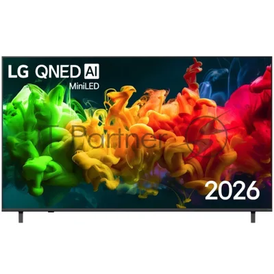 Телевизор LG 75" 75QNED80B6A.ARUG черный QNED UHD 60Hz Smart TV webOS