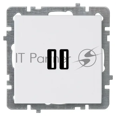 Nilson Механизм Механизм розетки USB (зарядка 2,1А, 2 порта), ТУРАН-АЛЕГРА-ТОР, белый (24110481)