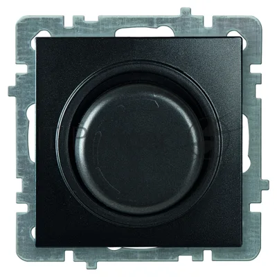 Nilson Механизм Светорегулятор LED, СУ, 30-300 Вт, ТУРАН-АЛЕГРА-ТОР, матовый черный (24380478)