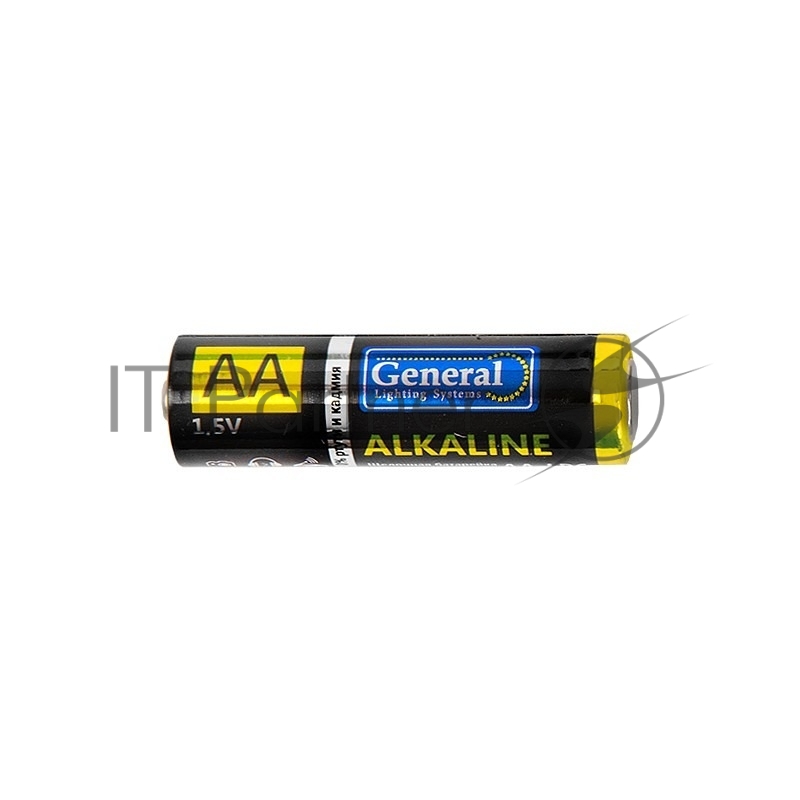 Батарейка General  GBAT-LR6  AA  щелочная 10шт в пленке + коробке (800592) (10/720)