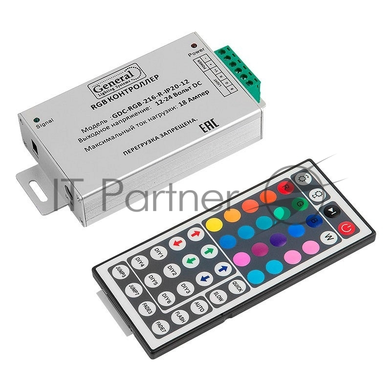 Контроллер RGB  GDC-RGB-216-R-IP20-12