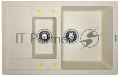 (Распродажа) Ecoshtein RECHTECK 781.5 капучино, Кухонная мойка