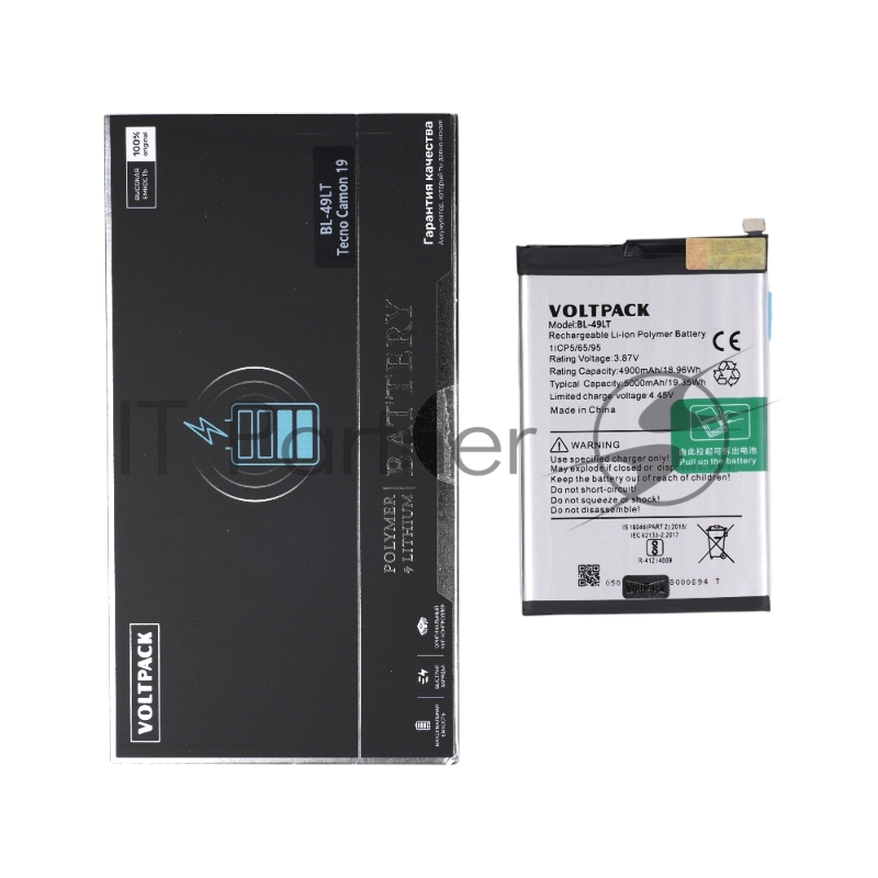 Аккумулятор (батарея) для Tecno Camon 19 (BL-49LT) 5000 mAh VoltPack