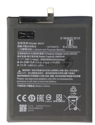Аккумулятор (батарея) для Xiaomi Redmi 6 / 6A (BN37) 2900/3000mAh VoltPack