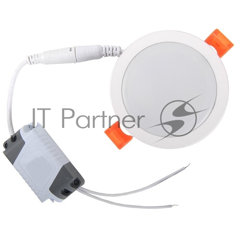 Св-к встраиваемый с подсветкой круг 7Вт 4500К 85мм белый IP40 General GLP-DECO-R2-7BT-IP40-4-W