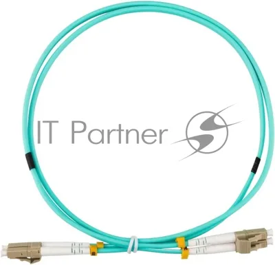 Патч-корд оптический многомодовый (MM) 50/125 OM3 LC/UPC–LC/UPC 3мм дуплекс LSZH 25м бирюзовый (аква) REXANT