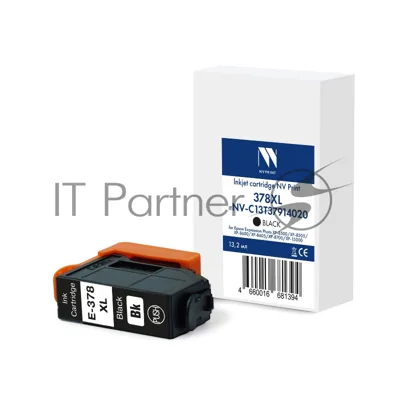 Струйный картридж NVPrint 378XL (NV-C13T37914020) Black для Epson EP XP-8500/XP-8505/XP-8600/XP‑8605/XP-8700/XP-15000 (13.2 мл) совместимый