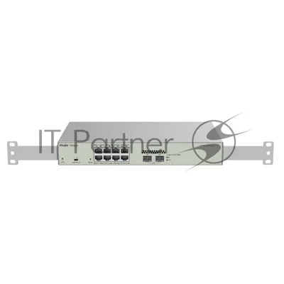 Коммутатор Ruijie Reyee RG-NBS3100-8GT2SFP-P-V2, 8×1 Гбит/с PoE + 2×1 Гбит/с SFP, управляемый