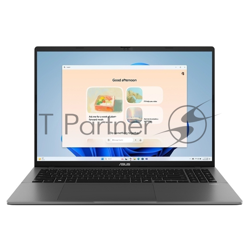 Ноутбук ASUS VivoBook S16 OLED S3607AA/16"/OLED/Intel Core Ultra 7 355/16GB/1024GB SSD/Intel Graphics/Windows 11 Pro/серый/1.7kg