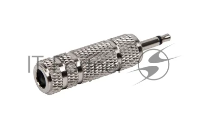 Переходник моно Jack 1/4" (F) - моно Jack 1/8 (M) FORCE CFC-002 металл