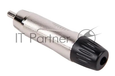 Разъем RCA FORCE CFA-055 папа, никелевый корпус