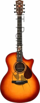 Акустическая гитара Kepma F0PRO-BS цвет Cherry Burst