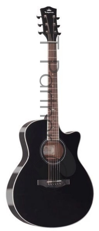 Трансакустическая гитара Kepma A1CEPRO-K10PRO-BKM цвет черный