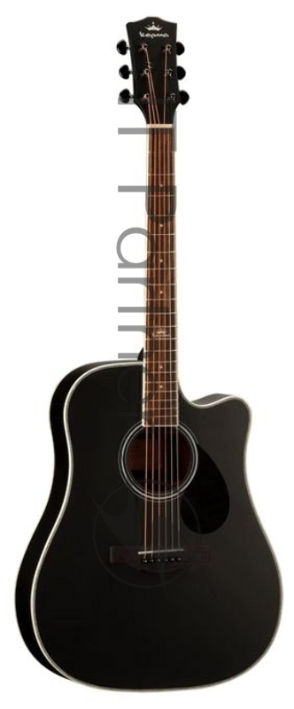 Трансакустическая гитара Kepma D1CEPRO-K10PRO-BKM цвет черный