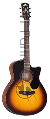 Трансакустическая гитара Kepma EACE-K10PRO-3TSM цвет санберст