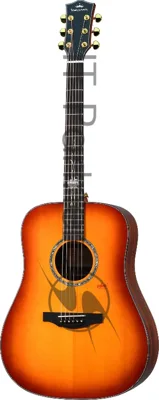 Электроакустическая гитара Kepma G1E-D-BS цвет Cherry Burst