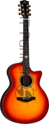 Электроакустическая гитара Kepma G1E-GA-BS цвет Cherry Burst