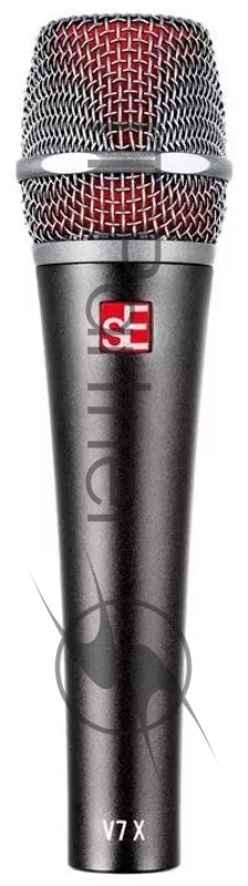Микрофон динамический sE Electronics V7 X инструментальный, 30 Гц - 19 кГц, суперкардиоида, комплектация: микрофонный держатель, адаптер с резьбой, ветрозащита, чехол на молнии