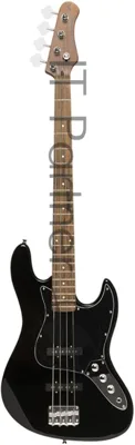 Бас-гитара STAGG SBJ-30 BLK 4-х струнная форма Jazz Bass, корпус павловния, гриф клен, накладка грифа палисандр, 20 ладов, мензура 867 мм, колки никелированные, бридж JB Classic, звукосниматели 2xJB, регуляторы 2x громкости, 1x тона, цвет черный