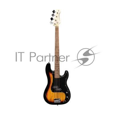 Бас-гитара STAGG SBP-30 SNB 4-х струнная форма Precision Bass, корпус павловния, гриф клен, накладка грифа палисандр, 20 ладов, мензура 867 мм, колки никелированные, бридж PB Classic, звукосниматели 1xPB, регуляторы 1x громкости, 1x тона, цвет Sunburst