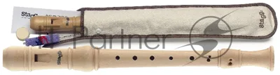 Блокфлейта STAGG REC3-BAR/WD сопрано, барокко аппликатура, материал клен, цвет натуральный, в комплекте чехол, шомпол для чистки, аппликатура, размеры (в упаковке) 360х75х30 мм, вес (в упаковке) 0,15 кг