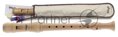 Блокфлейта STAGG REC3-GER/WD сопрано, германская аппликатура, материал клен, цвет натуральный, в комплекте чехол, шомпол для чистки, аппликатура, размеры (в упаковке) 360х75х30 мм, вес (в упаковке) 0,15 кг
