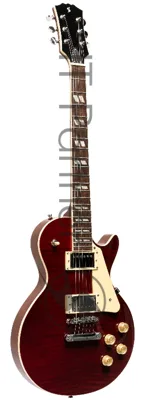 Электрогитара STAGG SEL-DLX W RED 6-ти струнная, цвет Wine Red