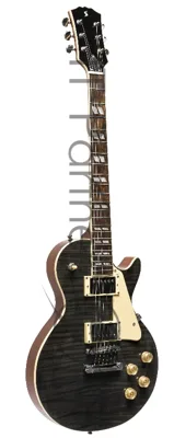 Электрогитара STAGG SEL-DLX TR BLK 6-ти струнная, цвет Translucent Black