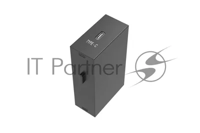 Модуль-переходник Wize Pro [WRTS-M-USBC] серия M, пассивный модуль USB C, full feature, передача видео 4K, передача данных 10 Гб/с, питание до 65Вт, вход USB C мама, выход USB C мама, для врезного лючка серии M