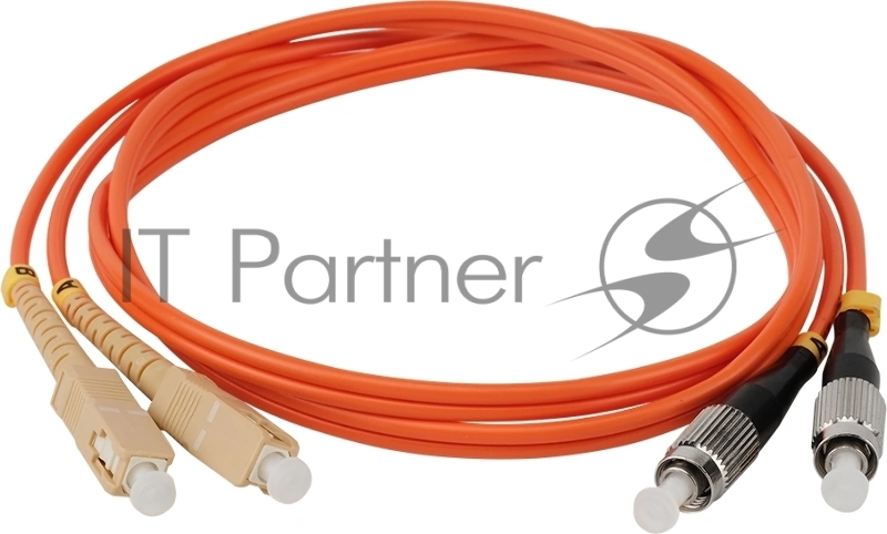Патч-корд Lanmaster TWT-2FC-2SC/OM2-3.0 2x50/125 OM2 FC дуплекс-SC дуплекс 2м ПВХ оранжевый