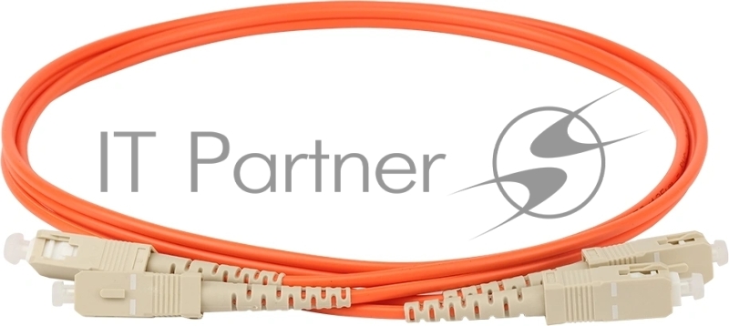 Патч-корд Lanmaster TWT-2SC-2SC/OM2-2.0 2x50/125 OM2 SC-SC 2м ПВХ оранжевый