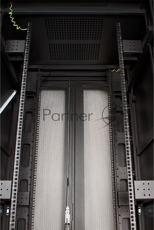 Шкаф серверный Lanmaster Business (TWT-CBB-47U-8X12-P1) напольный 47U 800x1200мм пер.дв.перфор. задн.дв.перфор.2-хст. 2 бок.пан. 800кг черный