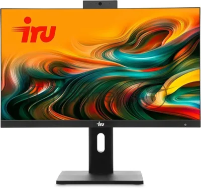 Моноблок IRU Tactio 23IP 23.8" Full HD i3 14100 (3.5) 8Gb SSD480Gb UHDG 730 без ОС WiFi BT 120W Cam черный 1920x1080 (RUS)
