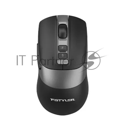 Мышь A4Tech Fstyler FB50CS Plus черный оптическая 3200dpi silent беспров. BT/Radio USB 7but