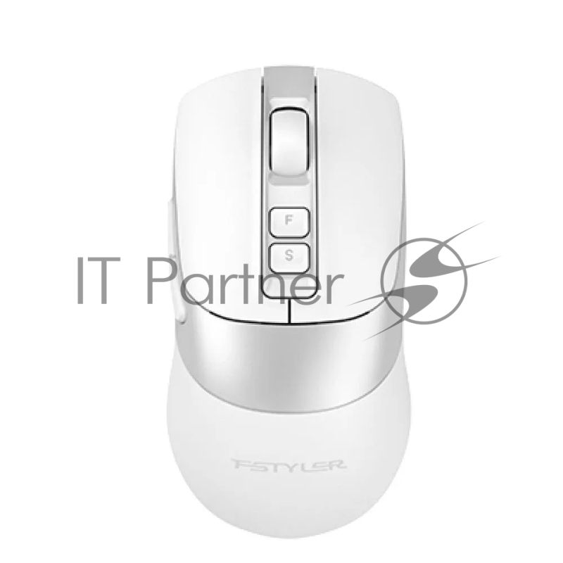Мышь A4Tech Fstyler FB50CS Plus белый оптическая 3200dpi silent беспров. BT/Radio USB 7but