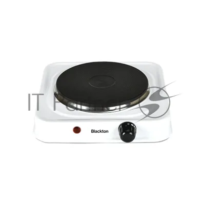 Плита настольная электрическая BLACKTON Bt HP116CI белый, 1 кВт, ТЭН, конфорки - 1, эмаль, поворотные переключатели