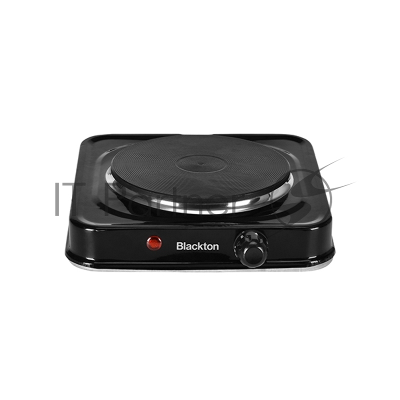 Плита настольная электрическая BLACKTON Bt HP117CI чёрный, 1 кВт, ТЭН, конфорки - 1, эмаль, поворотные переключатели