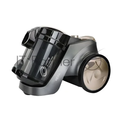 Пылесос BQ VC2200C серый/золотистый, 460/2200 Вт, уборка сухая, пылесборник контейнер 2.5 л
