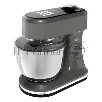 Миксер BQ PM1001 серый, стационарный, 2200 Вт, 5 л, 12 скоростей