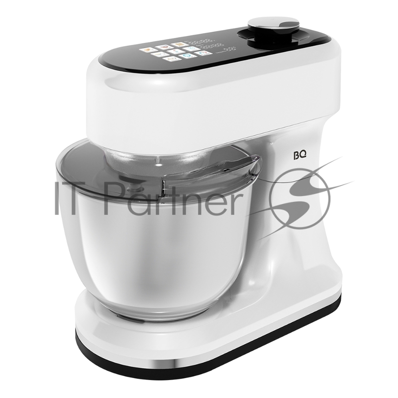 Миксер BQ PM1001 белый, стационарный, 2200 Вт, 5 л, 12 скоростей