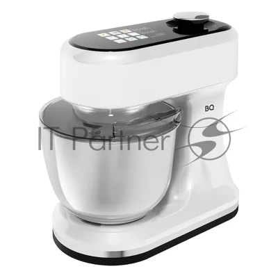 Миксер BQ PM1001 белый, стационарный, 2200 Вт, 5 л, 12 скоростей